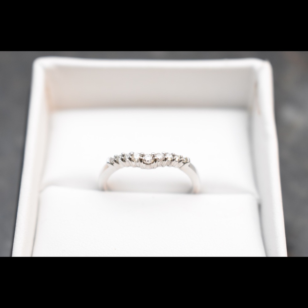 Diamond Wedding Band. 1/5 Carat. Size 7